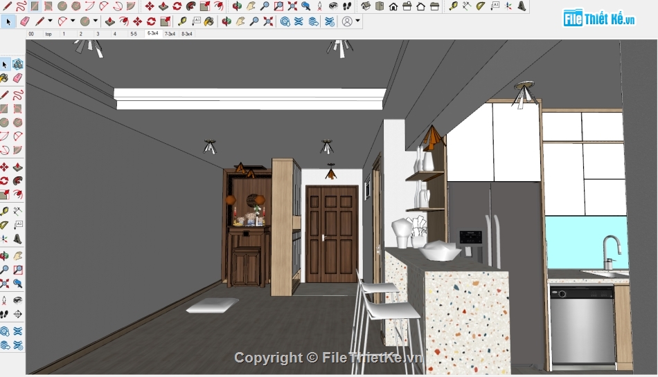 File sketchup nội thất,sketchup phòng khách,nội thất phòng khách sketchup,nội thất phòn khách,File sketchup nội thất phòng khách